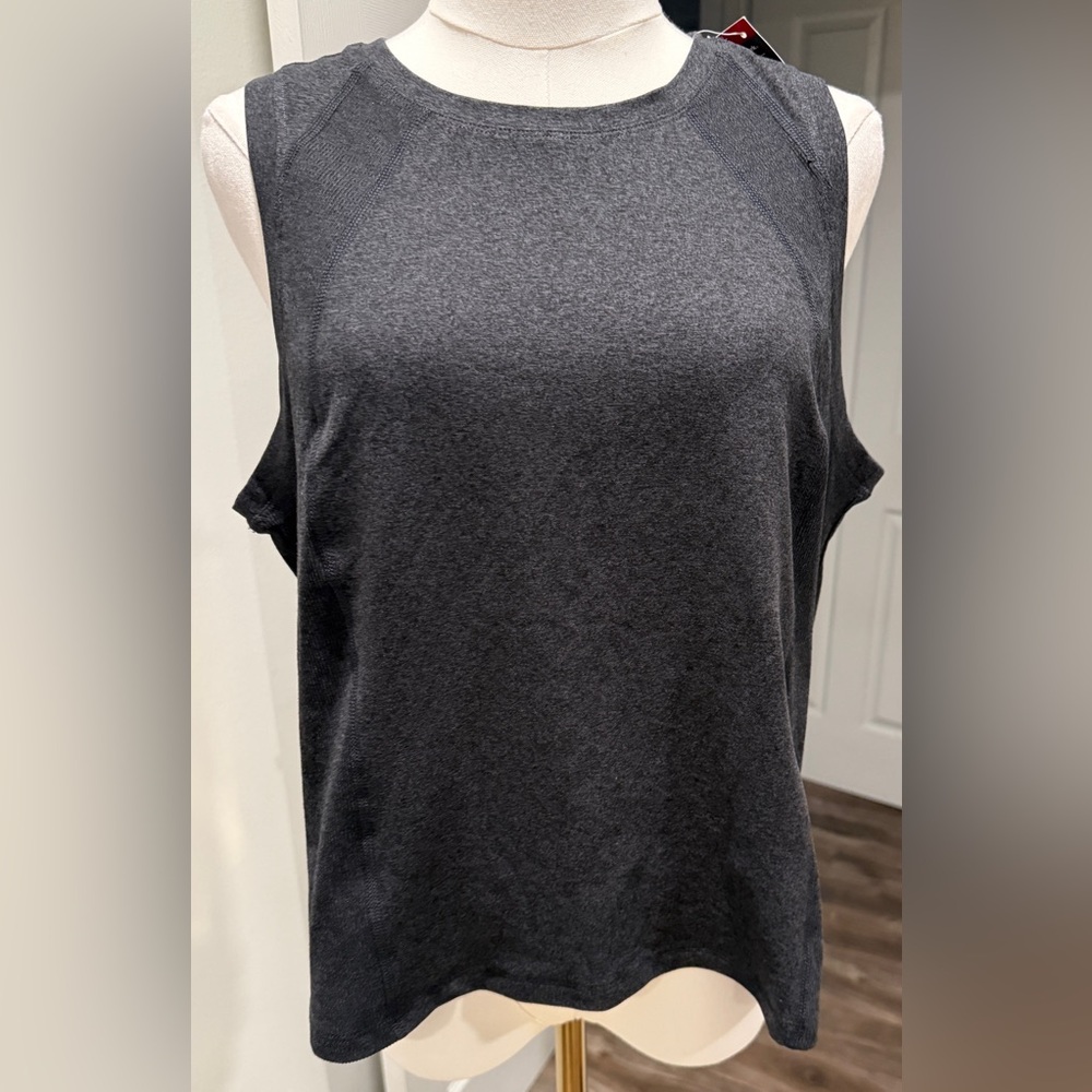 Member’s Mark Soft Rib Tank – Charcoal Gray – Size XL – NWT